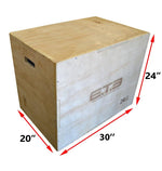 3 in 1 Wood Plyo Boxes