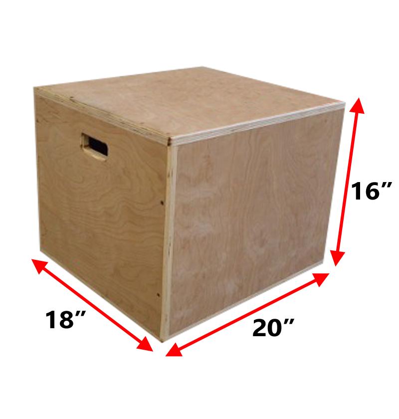 3 in 1 Wood Plyo Boxes