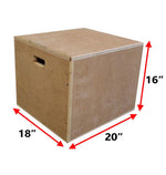 3 in 1 Wood Plyo Boxes