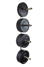 4 Peg Wall Mounted Bumper Plate Storage