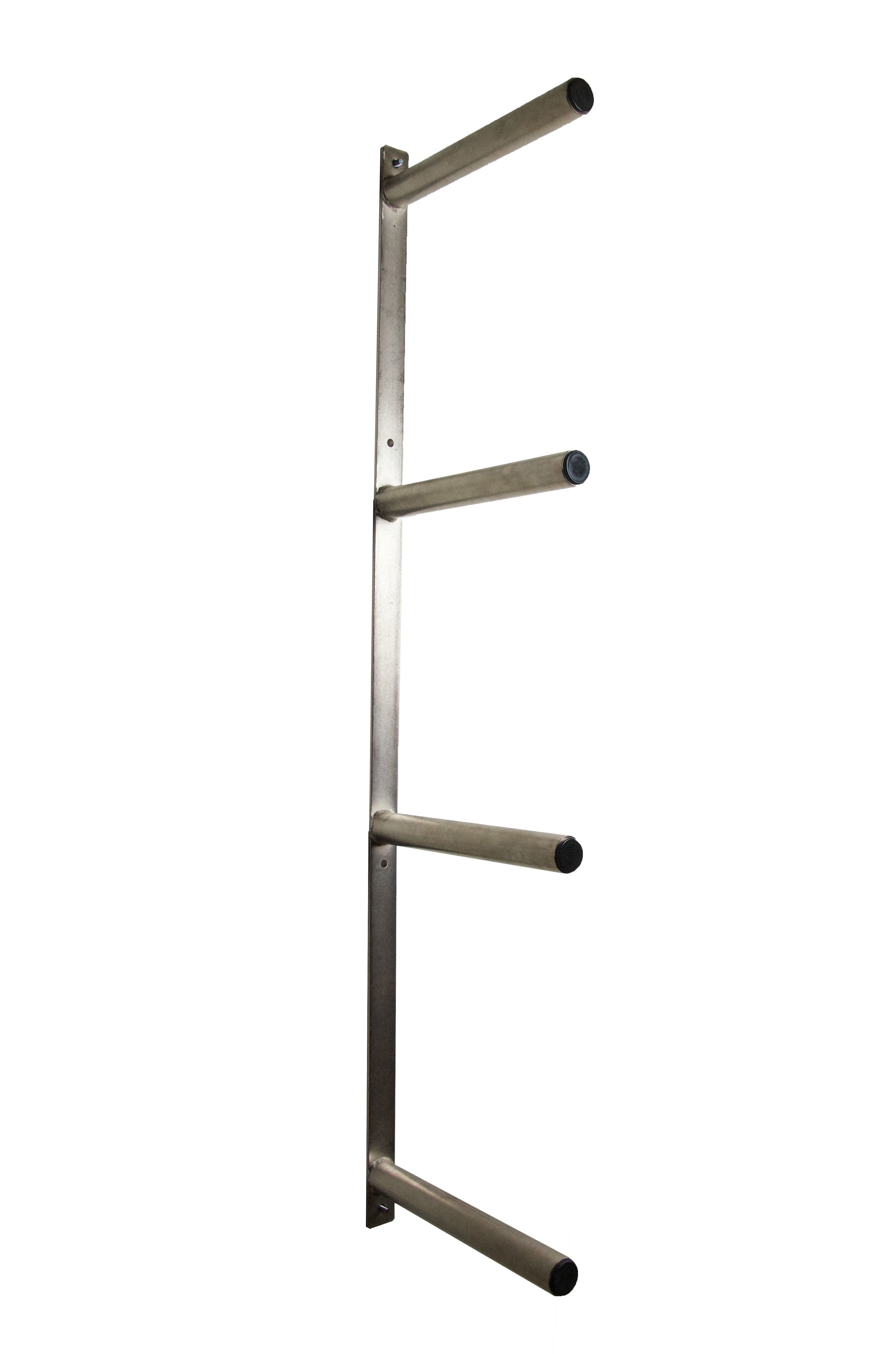 4 Peg Wall Mounted Bumper Plate Storage