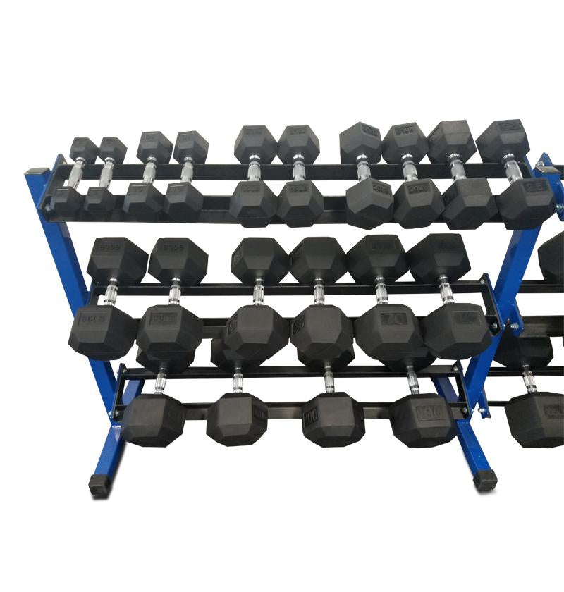 Rubber Hex Dumbbells (Pairs)