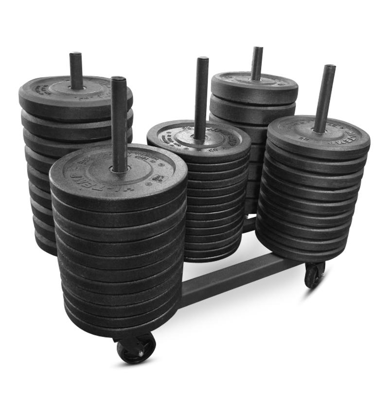 Vertical Bumper Plate Roller Racks
