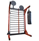 Stall Bars w/ Landmine, Wall Ball Targets, Heavy Bag Attachment
