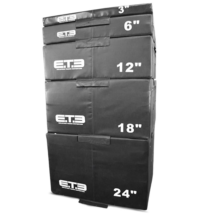 Safety Foam Plyo Box Set 2.0 - 3,6,12,18, 24"