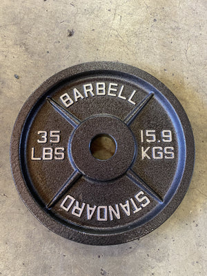 Iron Cast Olympic Plates (Pairs)