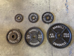 Iron Cast Olympic Plates (Pairs)