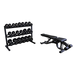 Urethane Dumbbell Set 5-50 (IN STOCK)