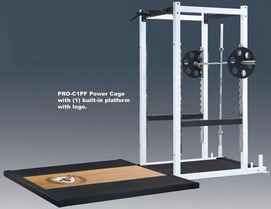 Built-in 3" 6'x8' Oak Center Platform