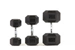 Rubber Hex Dumbbells (Pairs)