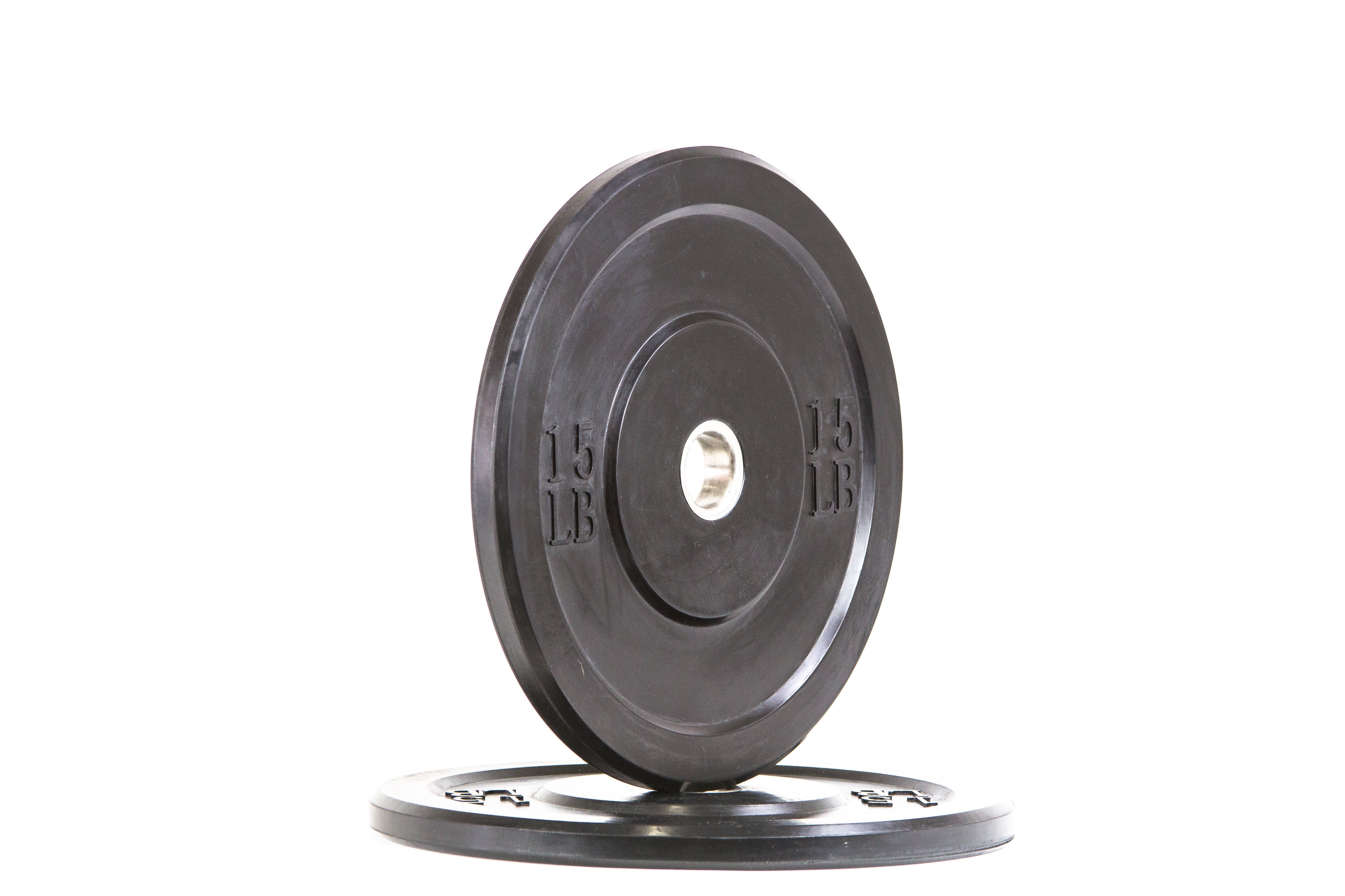 Standard Black Bumper Plates (Pairs)
