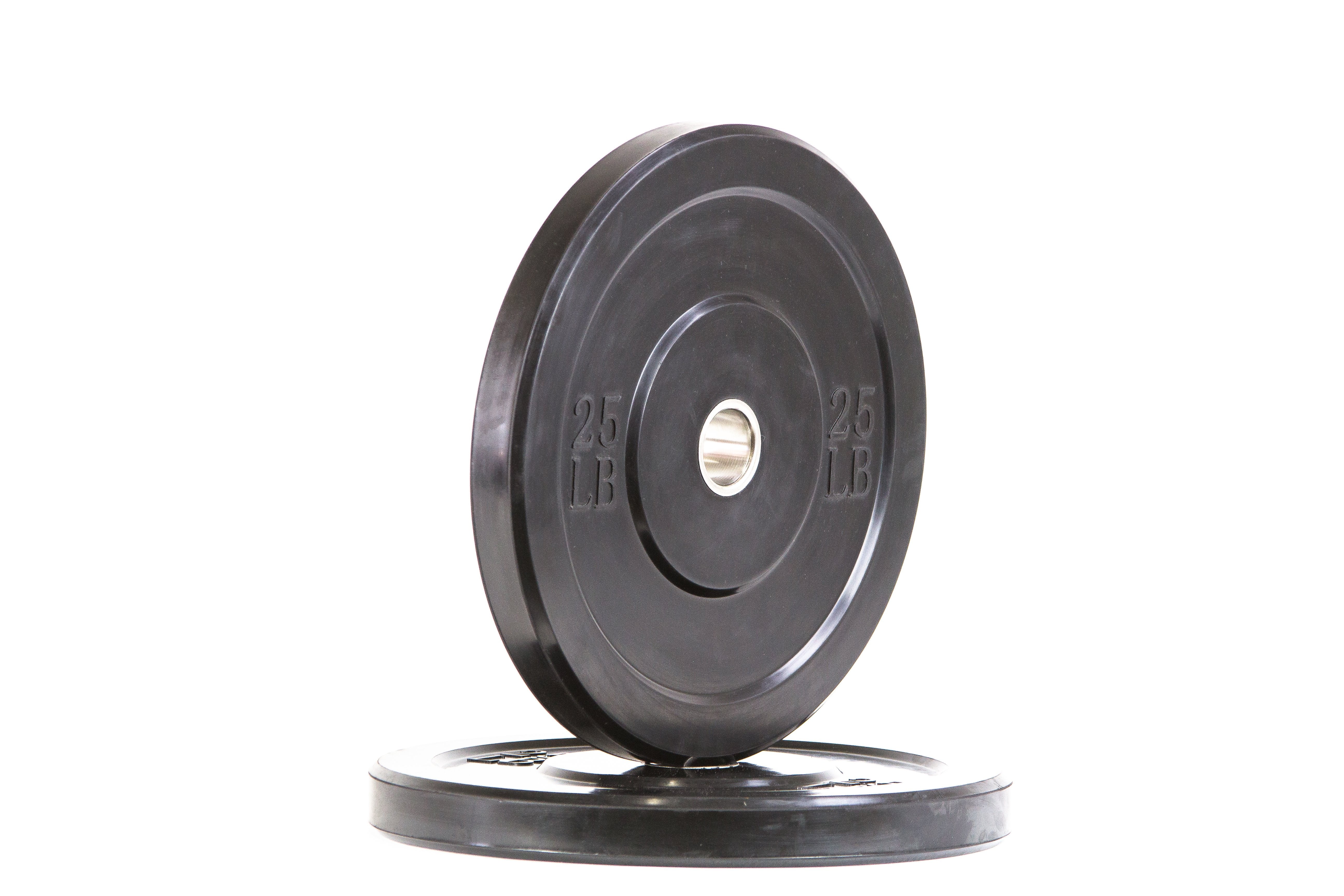 Standard Black Bumper Plates (Pairs)