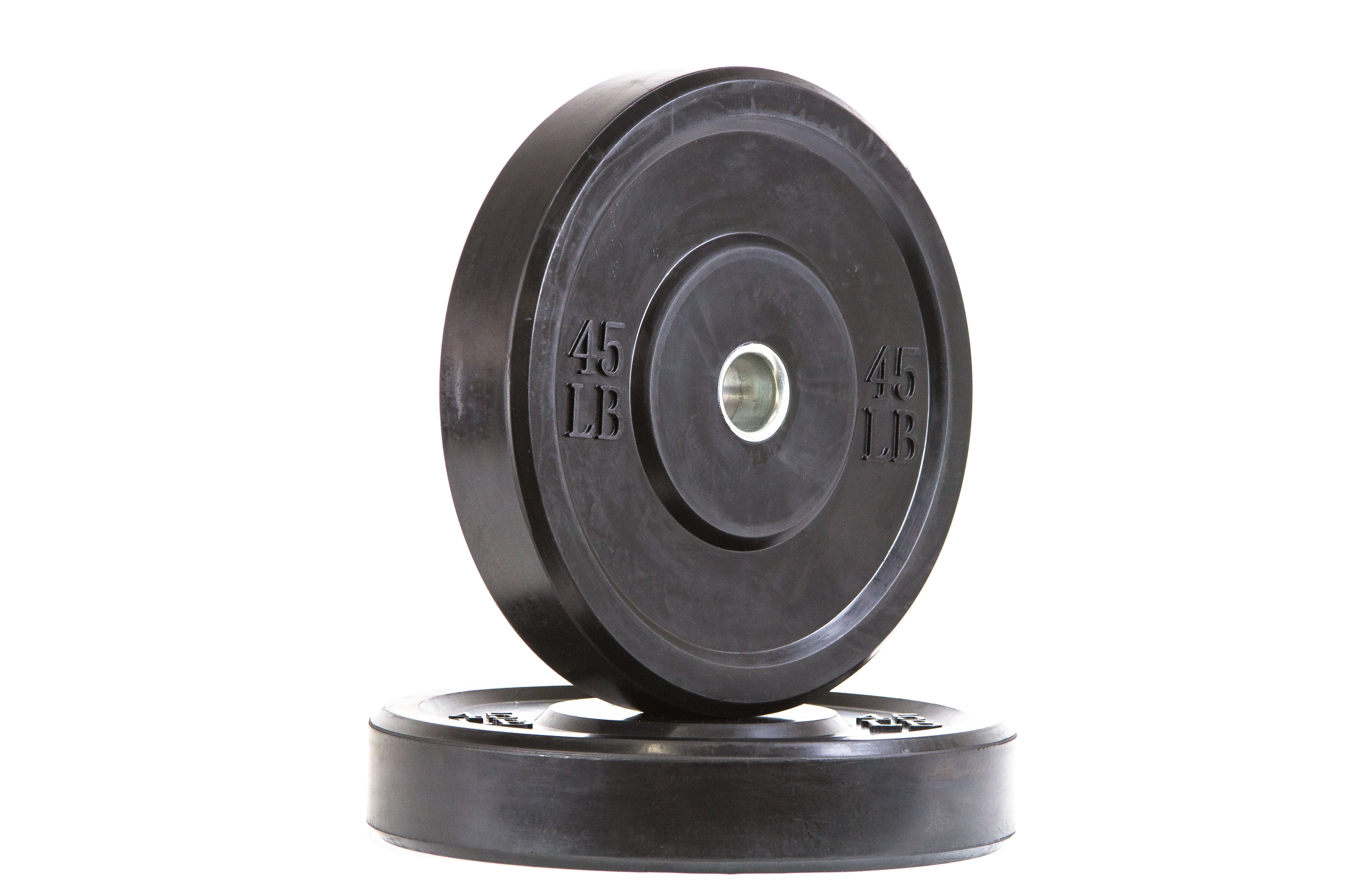 Standard Black Bumper Plates (Pairs)